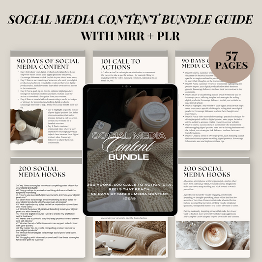 Social Media Content Bundle Guide