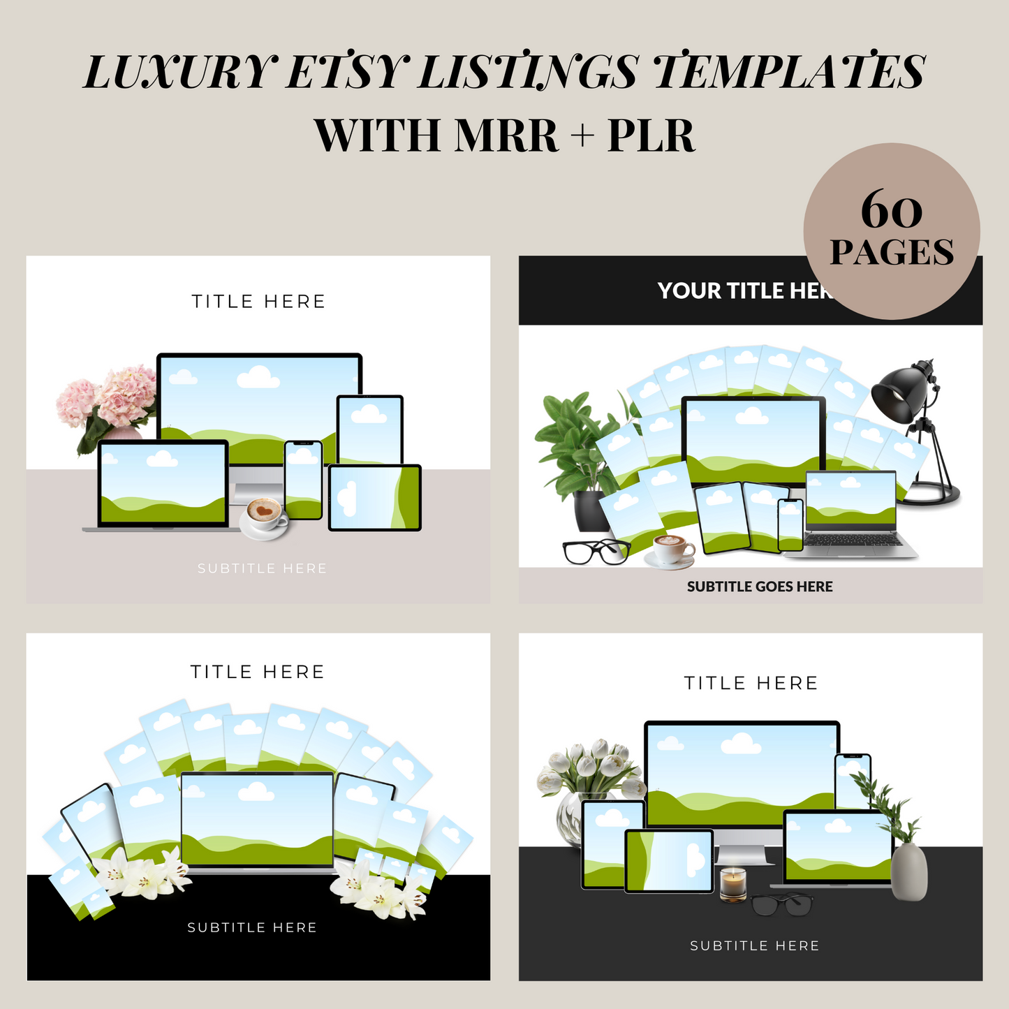 Luxury Etsy Listings Templates