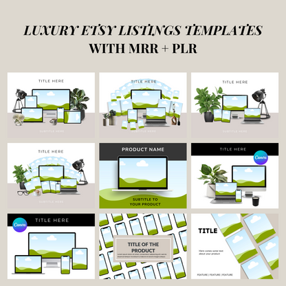 Luxury Etsy Listings Templates