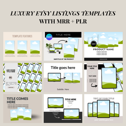 Luxury Etsy Listings Templates