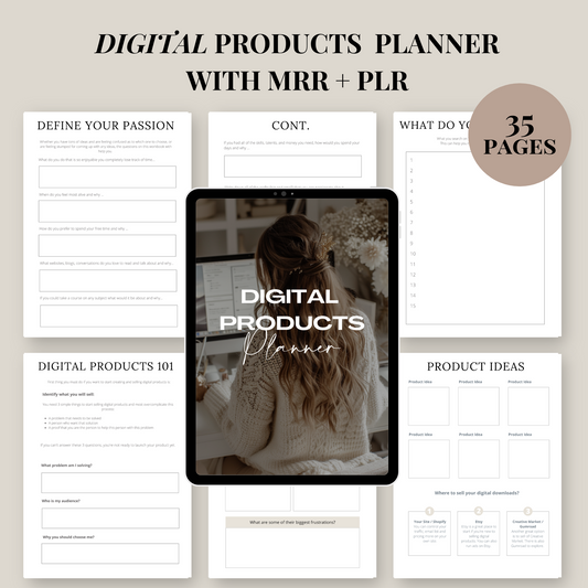 Digital Products Planner