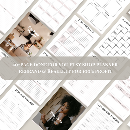 Etsy Shop Planner