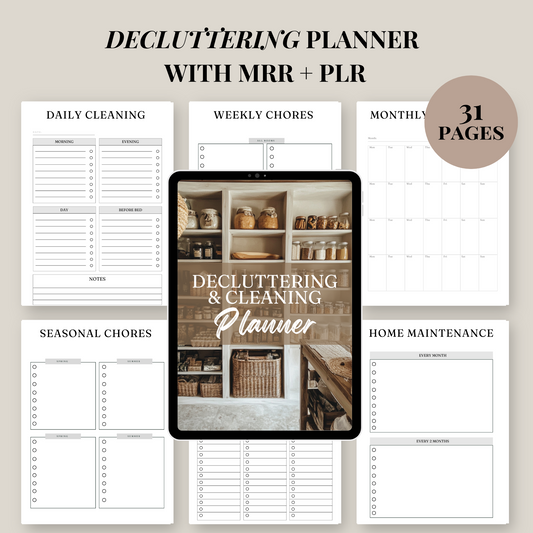 Decluttering Planner