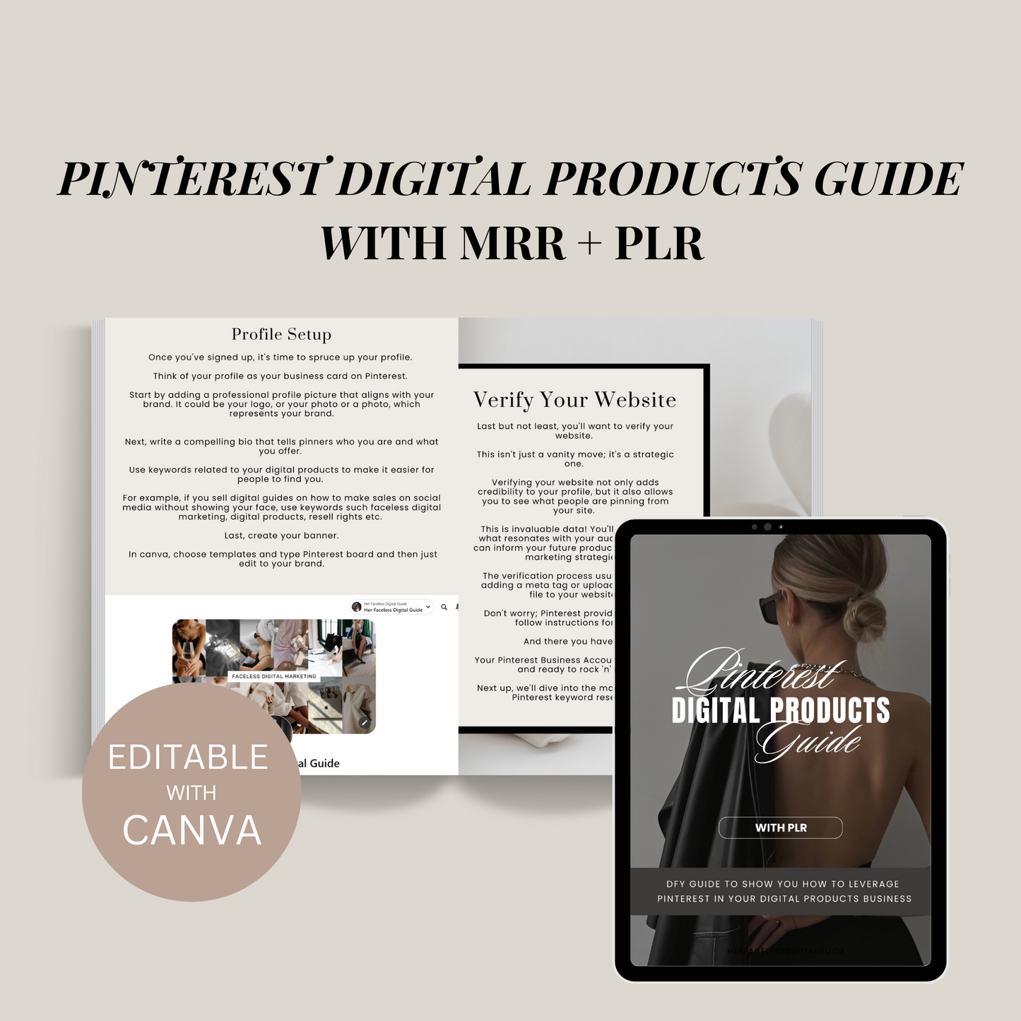 Pinterest Digital Products Guide