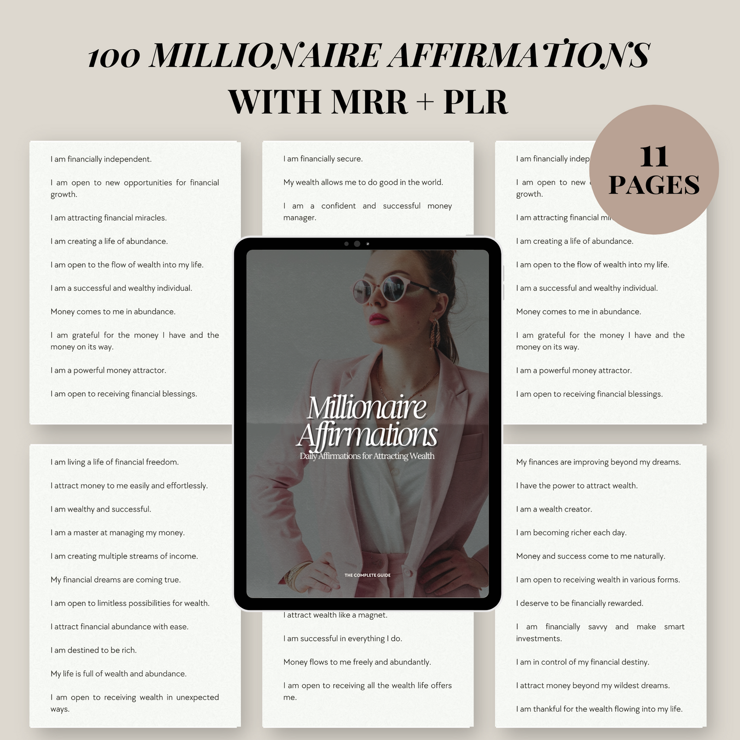 100 Millionaire Affirmations