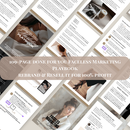 Faceless Marketing Playbook