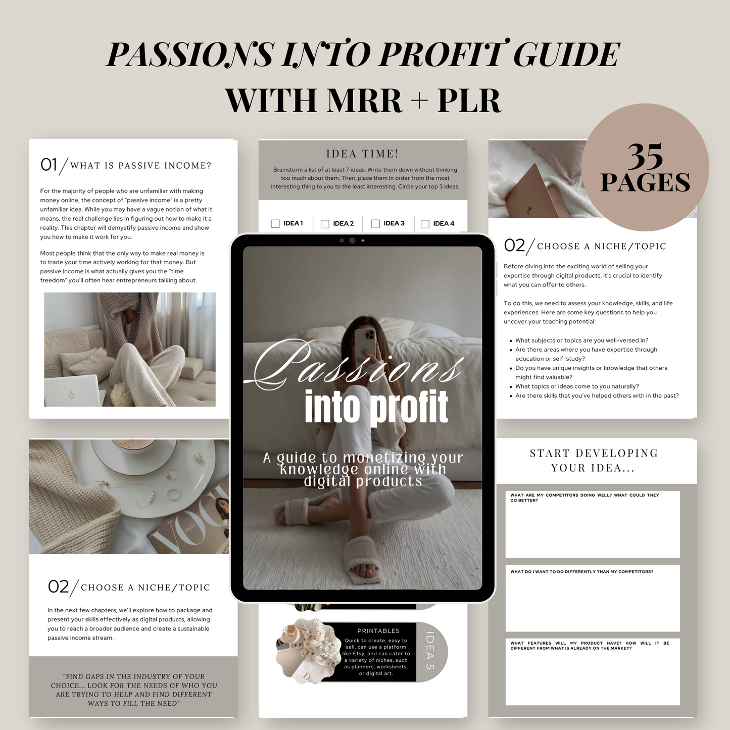 Passions Into Profit