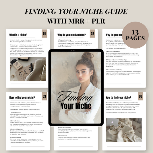 Finding Your Niche Guide