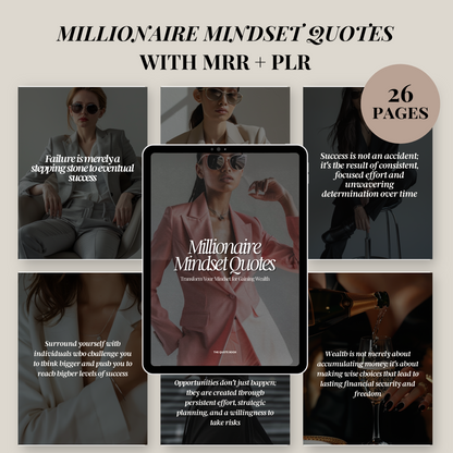 Millionaire Mindset Quotes